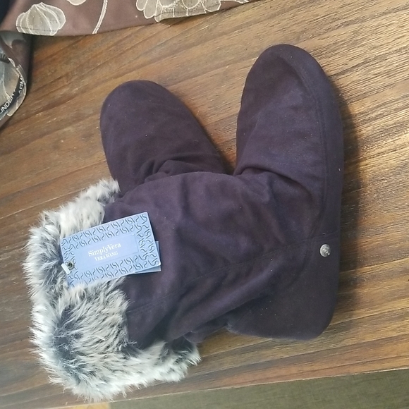 Simply Vera Slipper Boots | Poshmark